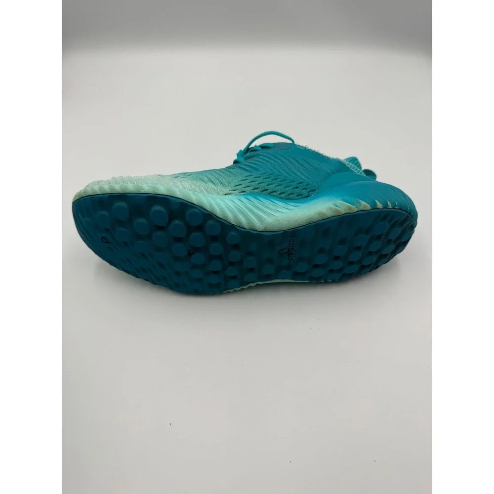 Adidas Running BW1199 Alphabounce EM Teal Blue 8.5 Mesh Bounce Athletic Sneakers
